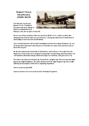 A preview of a PDF biography for Berwick, Thomas Alfred